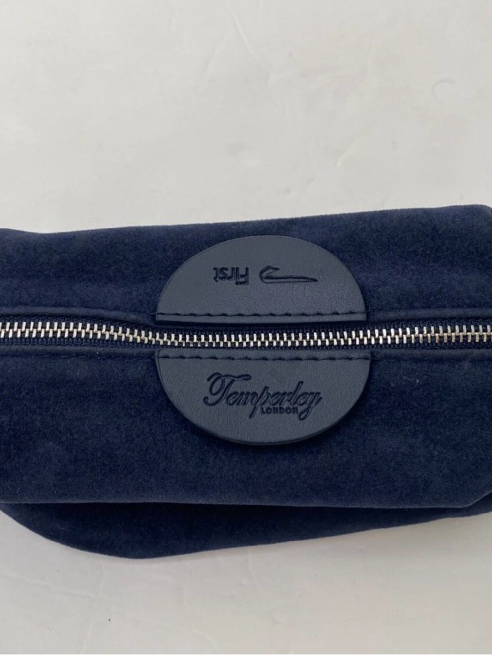 Temperley London Navy Toiletry Pouch